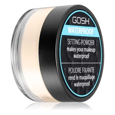 Gosh Waterproof Setting Powder voděodolný fixační pudr odstín 001 Transparent 7 g