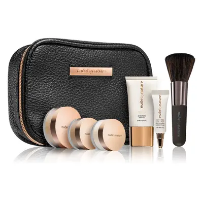 Nude by Nature Complexion Essentials Starter Kit dárková sada pro ženy 04 Rose Beige