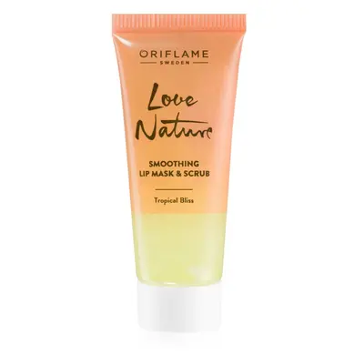 Oriflame Love Nature Tropical Bliss peeling a maska na rty 15 ml