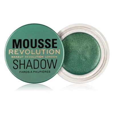 Makeup Revolution Mousse oční stíny odstín Emerald Green 4 g