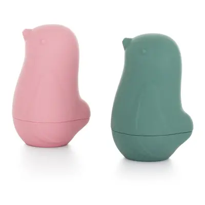 Petite&Mars Love Birds hračka do vody 6 m+ Rose Green 2 ks