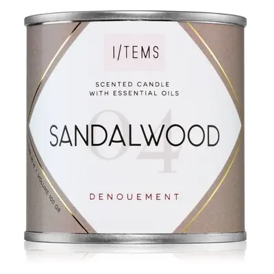 I/TEMS Essential 04 / Sandalwood vonná svíčka 100 g