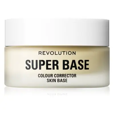 Makeup Revolution Super Base lehce zabarvená podkladová báze odstín Yellow 25 ml