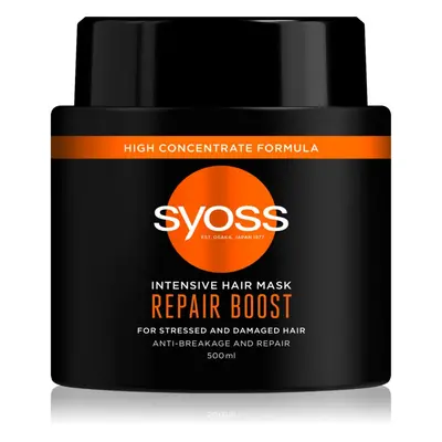 Syoss Repair Boost hloubkově posilující maska na vlasy proti lámavosti vlasů 500 ml