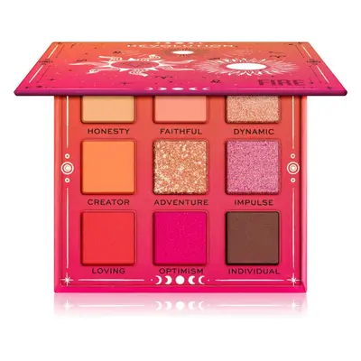 Makeup Revolution Fantasy paletka očních stínů odstín Fire 9 g