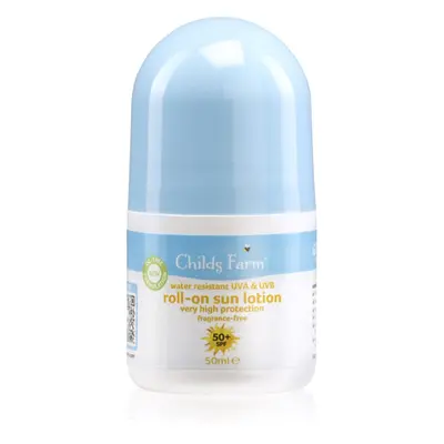 Childs Farm Roll On Sun Lotion opalovací krém roll-on SPF 50+ 50 ml