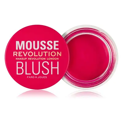 Makeup Revolution Mousse tvářenka odstín Juicy Fuchsia Pink 6 g