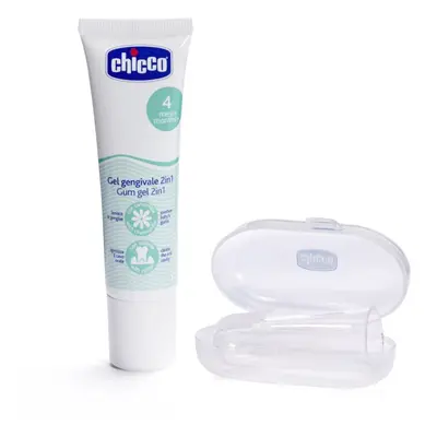 Chicco Oral Care Set sada zubní péče pro miminka 4 m+ 1 ks