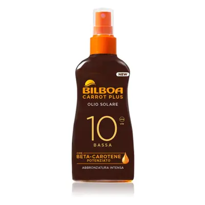 Bilboa Carrot Plus opalovací olej na obličej a tělo SPF 10 200 ml