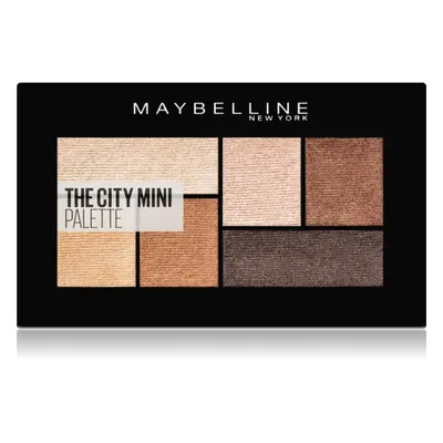 MAYBELLINE NEW YORK The City Mini Palette paletka očních stínů odstín 400 Rooftop Bronzes 6 g