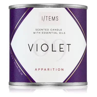 I/TEMS Essential 09 / Violet vonná svíčka 100 g