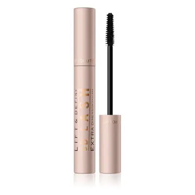 Makeup Revolution 5D Lash Extra řasenka pro dlouhé a plné řasy odstín Jet Black 14 ml