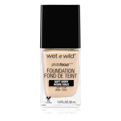 Wet n Wild Photo Focus matující fluidní make-up odstín Soft Ivory 30 ml