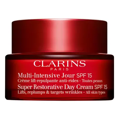 Clarins Super Restorative Day Cream SPF 15 denní krém pro všechny typy pleti SPF 15 50 ml