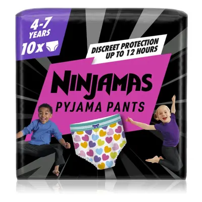 Pampers Ninjamas Pyjama Pants pyžamové plenkové kalhotky 17-30 kg Hearts 10 ks