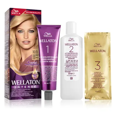 Wella Wellaton Intense permanentní barva na vlasy s arganovým olejem odstín 10/0 Lightest Blonde