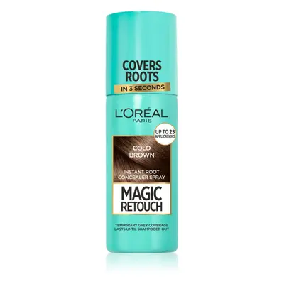 L’Oréal Paris Magic Retouch sprej pro okamžité zakrytí odrostů odstín Cold Brown 75 ml