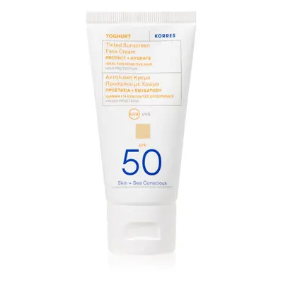 Korres Yoghurt hydratační tónovací krém SPF 50 50 ml