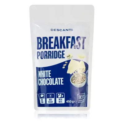 Descanti Breakfast Porridge ovesná kaše příchuť White Chocolate 450 g