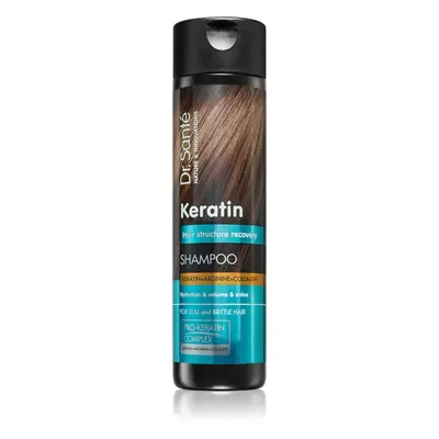 Dr. Santé Keratin regenerační a hydratační šampon pro křehké vlasy bez lesku 250 ml