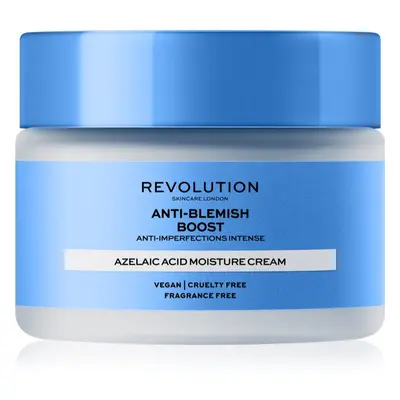 Revolution Skincare Boost Anti Blemish Azelaic Acid zklidňující a hydratační krém pro pleť s hyp