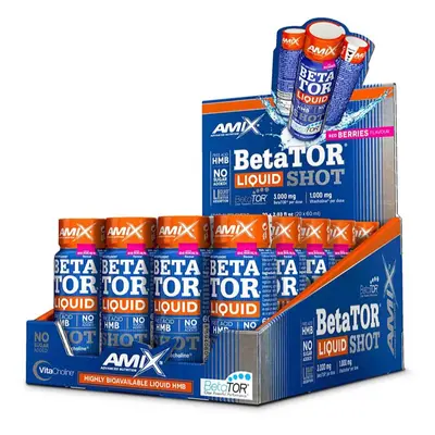 Amix BetaTor Liquid Shot podpora sportovního výkonu příchuť Red berries 20x60 ml