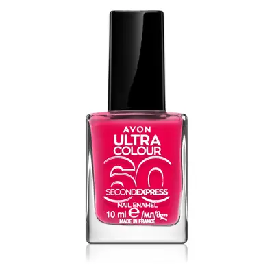 Avon Ultra Colour 60 Second Express rychleschnoucí lak na nehty odstín Fun N Fuchsia 10 ml