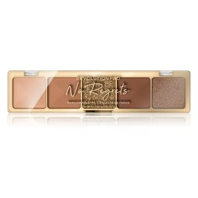 Revolution PRO Glam paletka očních stínů odstín No Regrets Soft Nude 5,5 g