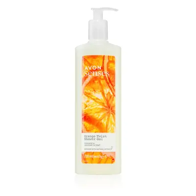 Avon Senses Orange Twist osvěžující sprchový gel 720 ml