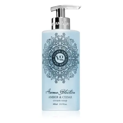 Vivian Gray Aroma Selection Amber & Cedar krémové tekuté mýdlo 400 ml