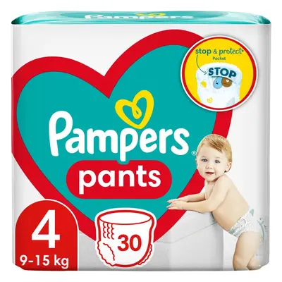 Pampers Pants Size 4 jednorázové plenkové kalhotky 9 – 15 kg 30 ks