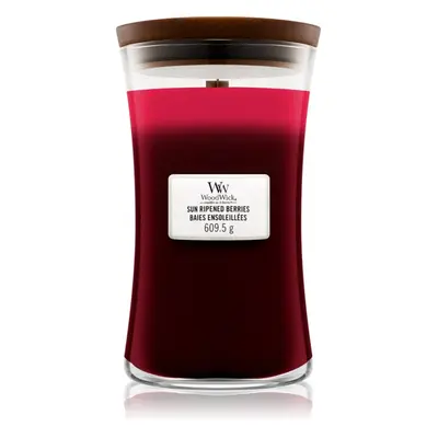 Woodwick Trilogy Sun Ripened Berries vonná svíčka s dřevěným knotem 609,5 g