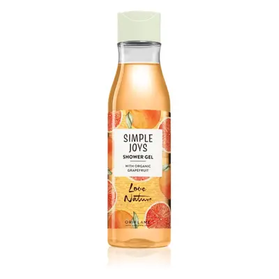 Oriflame Love Nature Simple Joys sprchový gel Organic Grapefruit 250 ml