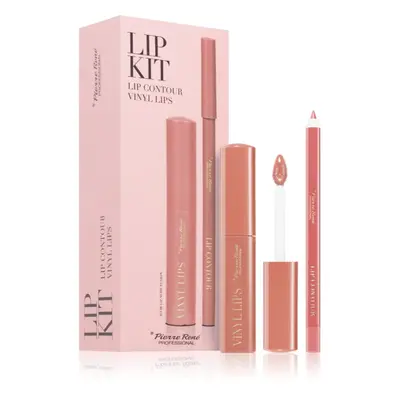 Pierre René Professional Lip Kit dárková sada na rty 06 Nude Fusion 2 ks