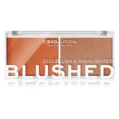 Revolution Relove Colour Play tvářenka s rozjasňovačem odstín Queen 5,8 g