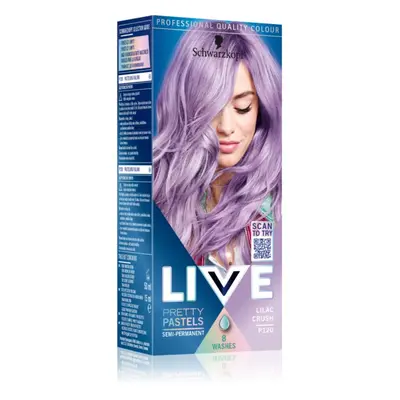 Schwarzkopf LIVE Ultra Brights or Pastel semi-permanentní barva na vlasy odstín 120 Lilac Crush 