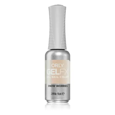 Orly Gelfx Gel gelový lak na nehty s použitím UV/LED lampy odstín Snow Worries 9 ml