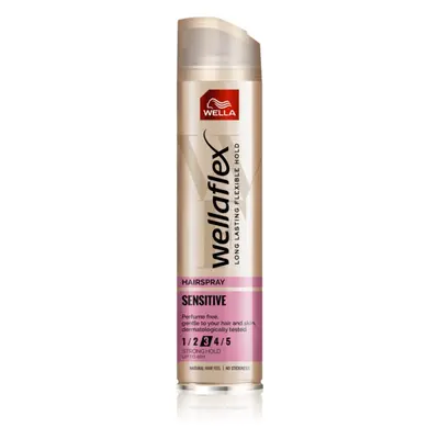 Wella Wellaflex Sensitive lak na vlasy se střední fixací bez parfemace 250 ml