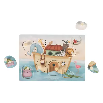 Little Dutch Sound Puzzle Noah’s Ark puzzle s melodií 12 m+ 1 ks