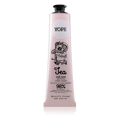 Yope Tea & Mint krém na ruce pro výživu a hydrataci 100 ml