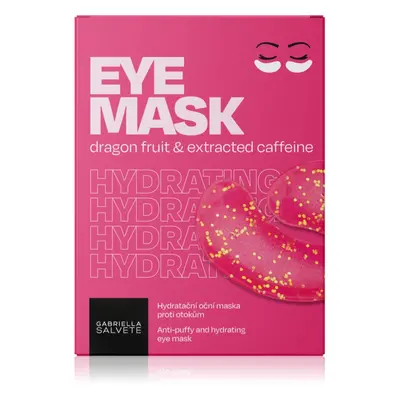 Gabriella Salvete Eye Mask Dragon Fruit & Extracted Caffeine oční maska pro zklidnění 5x2 ks