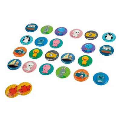 Janod Bath Memory pexeso do vany Animals 2 y+ 24 ks