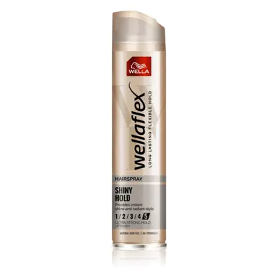 Wella Wellaflex Shiny Hold lak na vlasy s extra silnou fixací pro lesk 250 ml