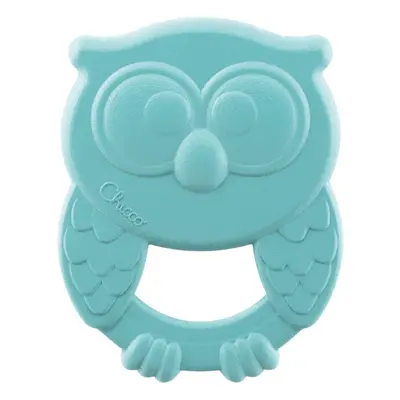 Chicco Eco+ Owly Teether kousátko Blue 3 m+ 1 ks