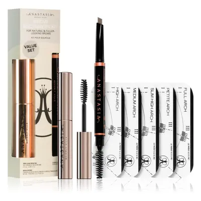 Anastasia Beverly Hills Brow Beginners Kit set na obočí odstín Taupe