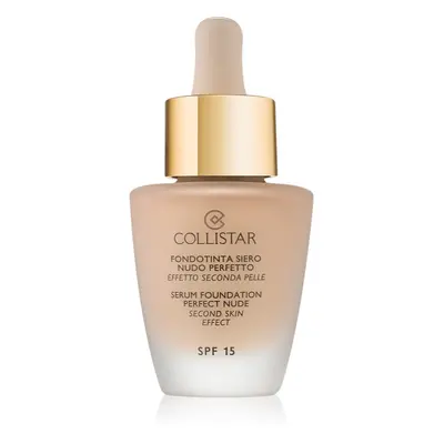 Collistar Serum Foundation Perfect Nude rozjasňující make-up pro přirozený vzhled SPF 15 odstín 