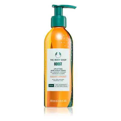 The Body Shop Mandarin & Bergamot šampon na vlasy a tělo Mandarin & Bergamot 200 ml