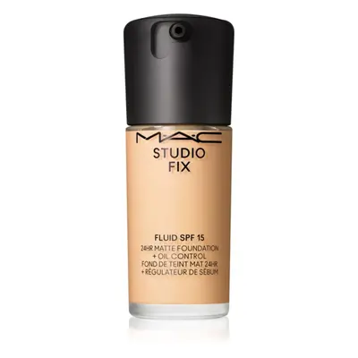 MAC Cosmetics Studio Fix Fluid SPF 15 24HR Matte Foundation + Oil Control matující make-up SPF 1