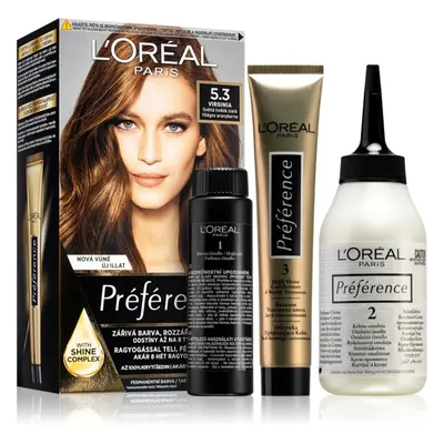 L’Oréal Paris Préférence barva na vlasy odstín 5.3 Ligth Golden Brown 1 ks