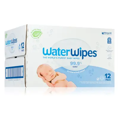 Water Wipes Baby Wipes 12 Pack dětské jemné vlhčené ubrousky 12x60 ks